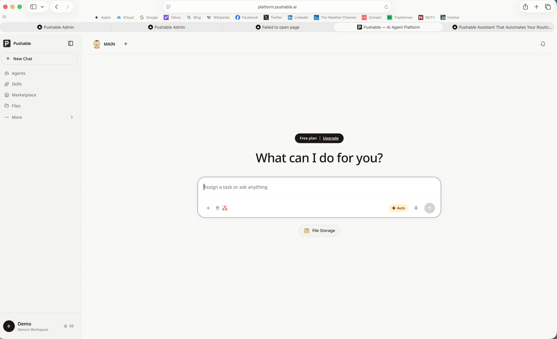 AI Chat Interface