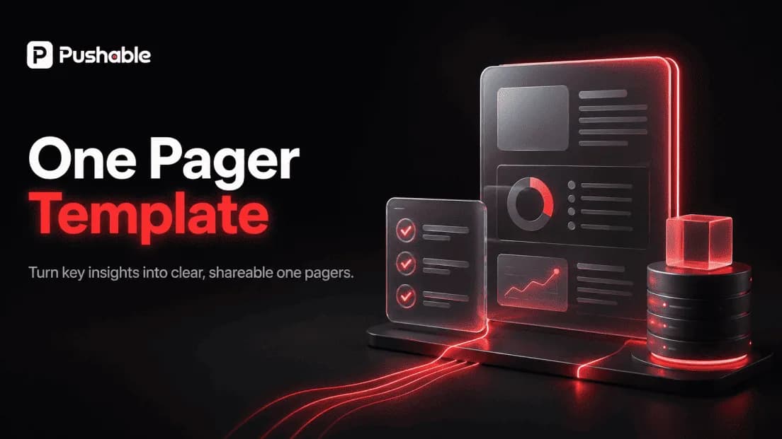 Free one pager template examples for business pitches and classroom assignments